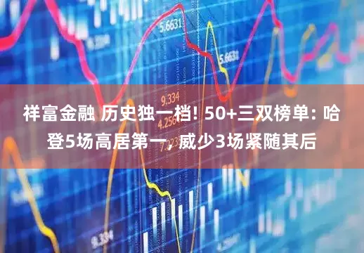 祥富金融 历史独一档! 50+三双榜单: 哈登5场高居第一, 威少3场紧随其后
